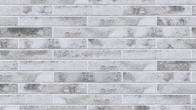 51.G Facing Brick - Misted White - GF-MW-490x115-G4